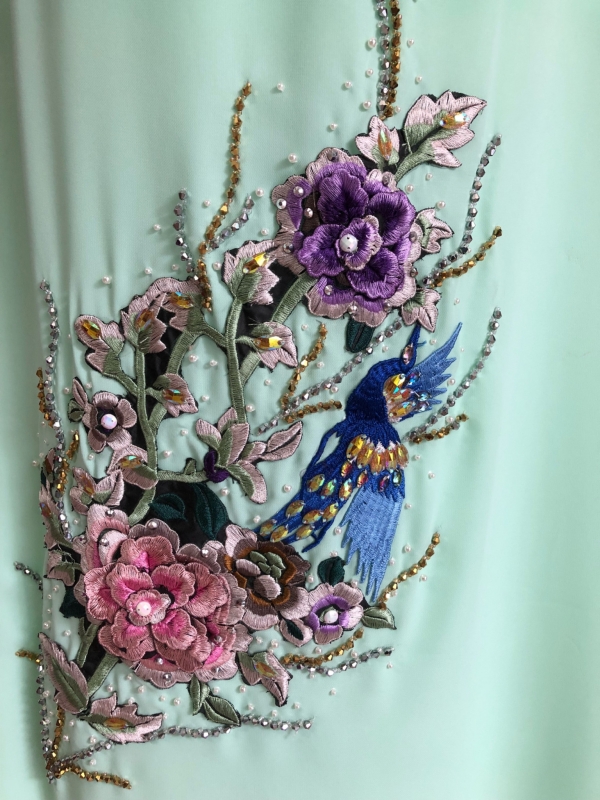 Vải áo dài kết Phượng Hoàng