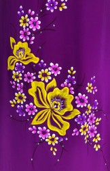 Vải áo dài vẽ đính đá