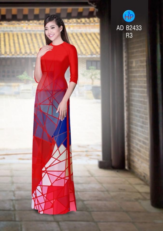 Vải áo dài lập thể