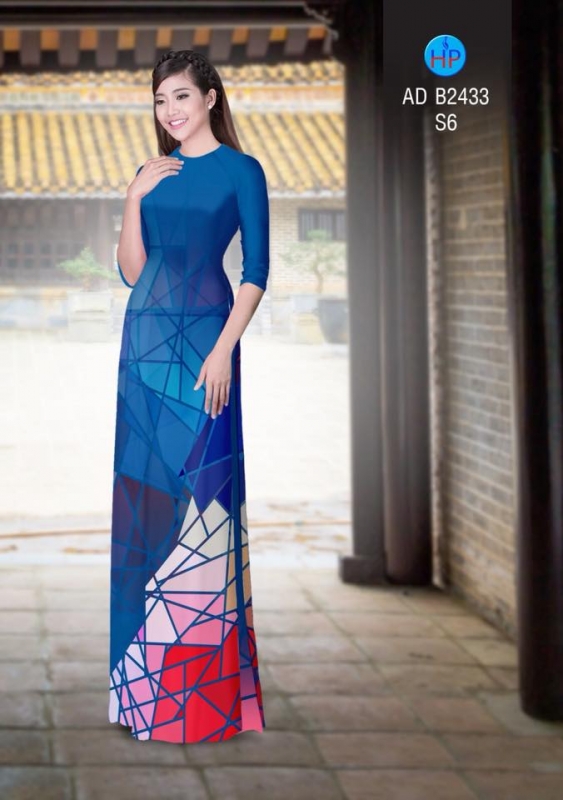 Vải áo dài lập thể