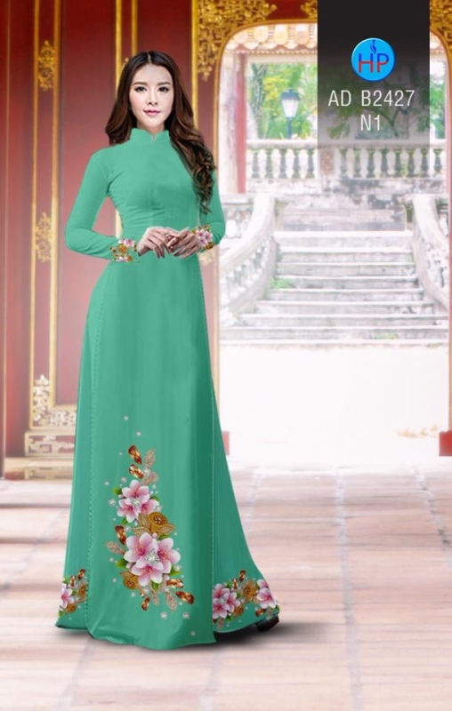 Vải áo dài hoa chùm Vải áo dài hoa chùm