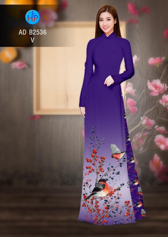 Vải áo dài chim cảnh Vải áo dài chim cảnh