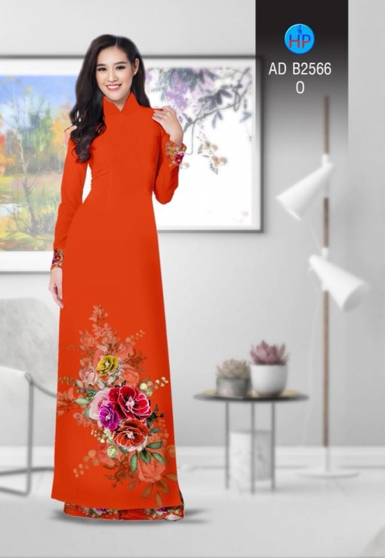 Vải áo dài hoa chùm