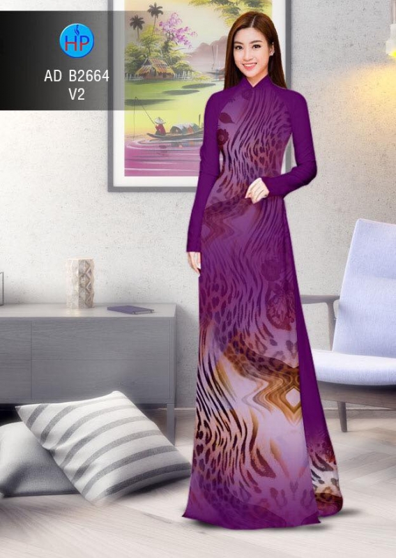 Vải áo dài trừ tượng