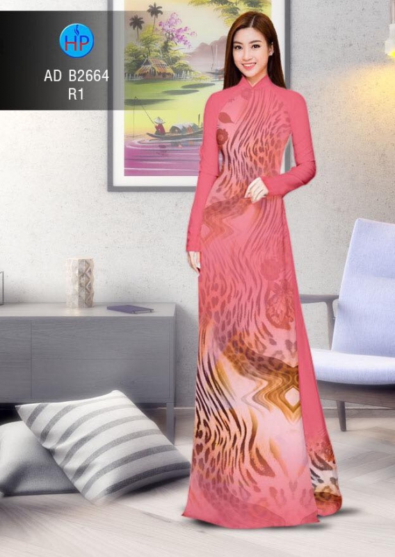 Vải áo dài trừ tượng
