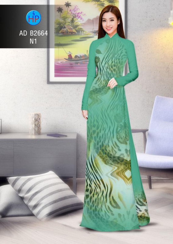 Vải áo dài trừ tượng