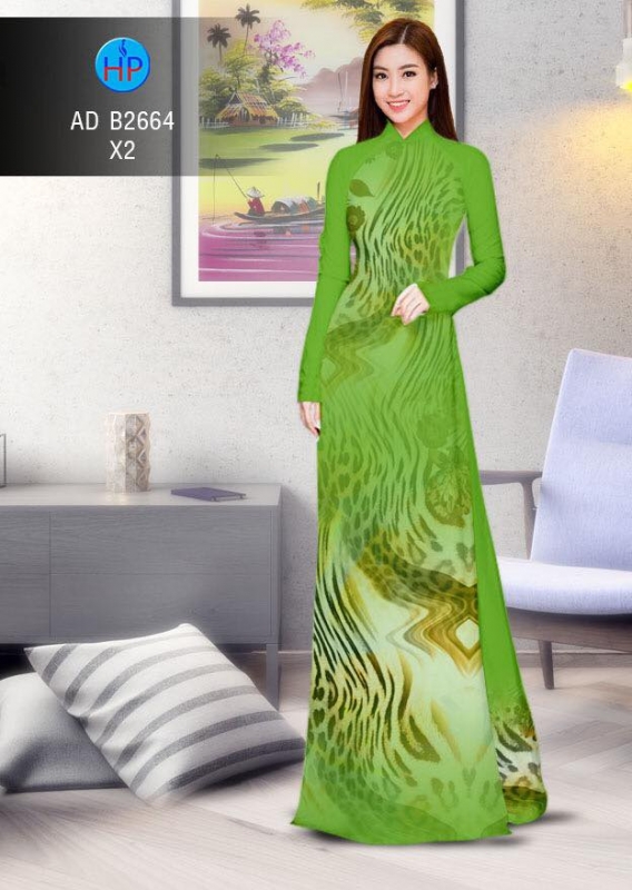 Vải áo dài trừ tượng