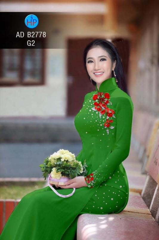 Vải áo dài hoa Phượng
