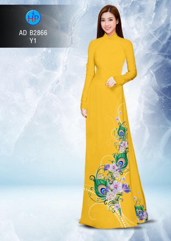 Vải áo dài hoa dây