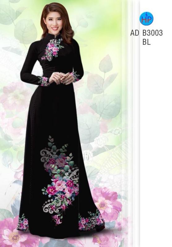 Vải áo dài hoa chùm