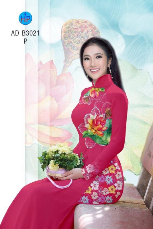 Vải áo dài hoa Sen Vải áo dài hoa Sen