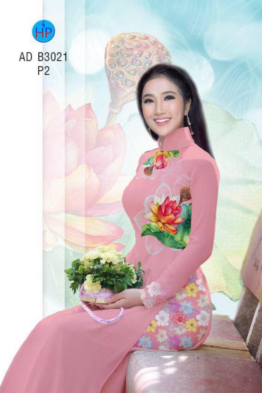 Vải áo dài hoa Sen Vải áo dài hoa Sen