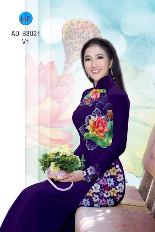 Vải áo dài hoa Sen Vải áo dài hoa Sen