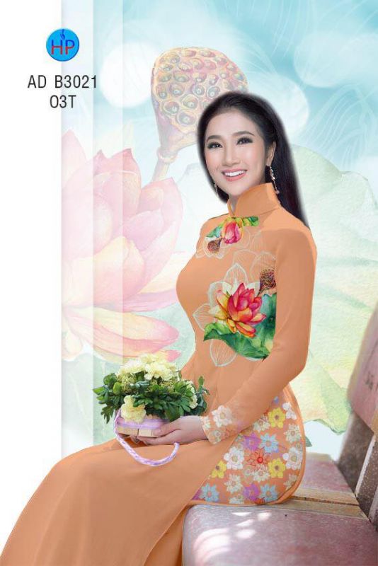 Vải áo dài hoa Sen Vải áo dài hoa Sen