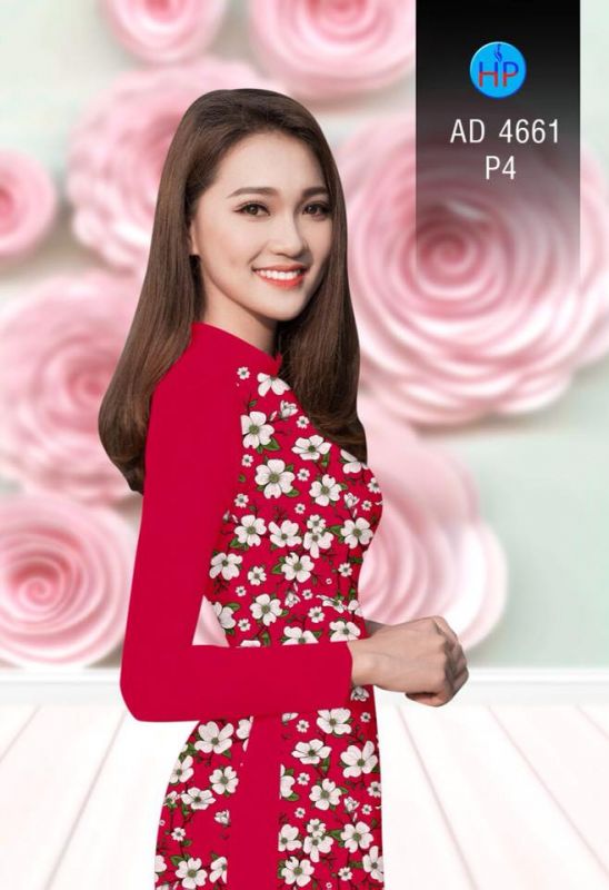 Vải áo dài hoa nhi Vải áo dài hoa nhi