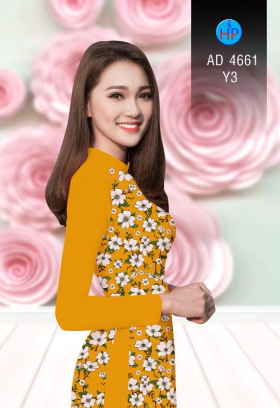 Vải áo dài hoa nhi Vải áo dài hoa nhi