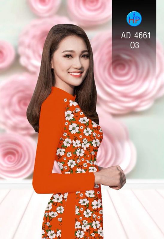 Vải áo dài hoa nhi Vải áo dài hoa nhi