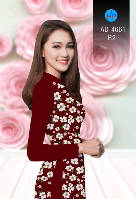 Vải áo dài hoa nhi Vải áo dài hoa nhi