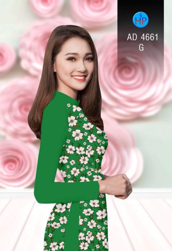 Vải áo dài hoa nhi Vải áo dài hoa nhi
