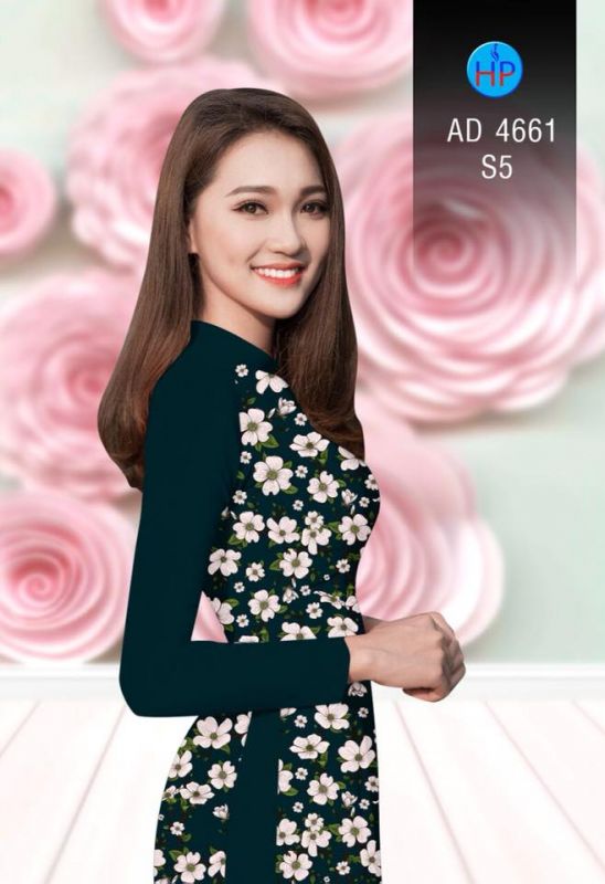 Vải áo dài hoa nhi Vải áo dài hoa nhi