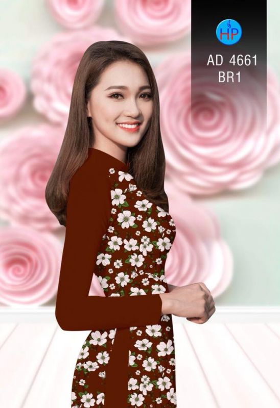 Vải áo dài hoa nhi Vải áo dài hoa nhi