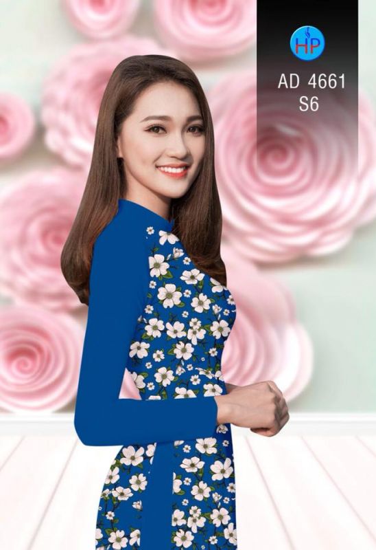 Vải áo dài hoa nhi Vải áo dài hoa nhi