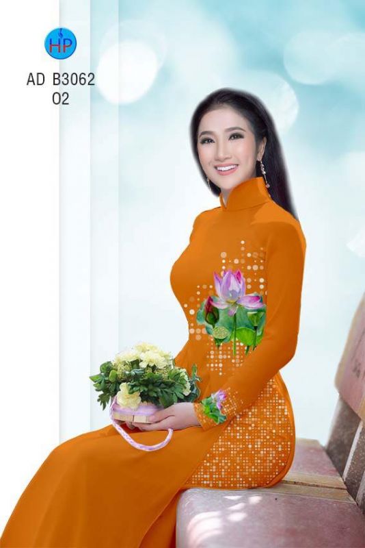 Vải áo dài hoa Sen Vải áo dài hoa Sen