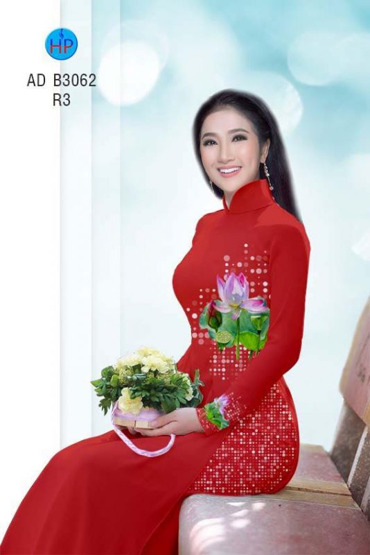 Vải áo dài hoa Sen Vải áo dài hoa Sen
