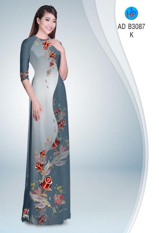 Vải áo dài hoa dây Vải áo dài hoa dây