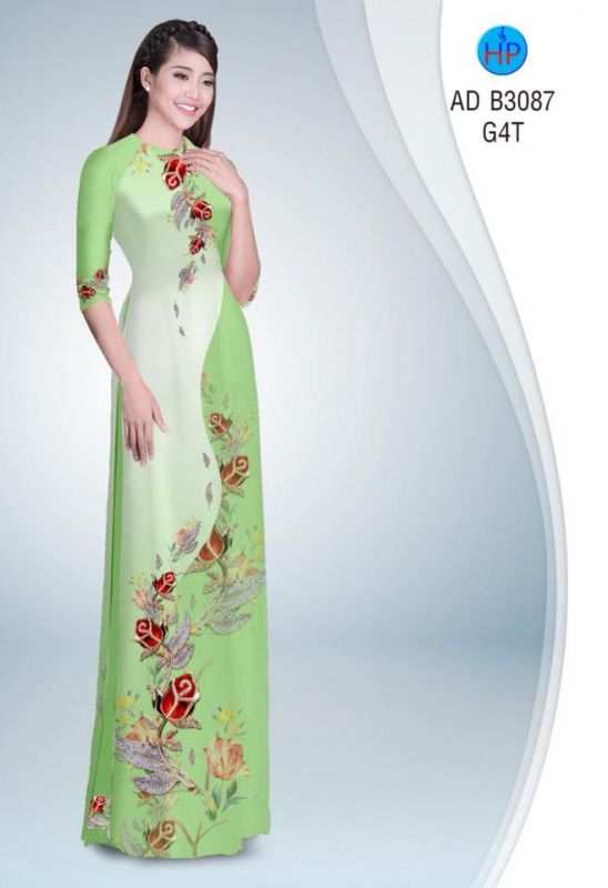 Vải áo dài hoa dây Vải áo dài hoa dây