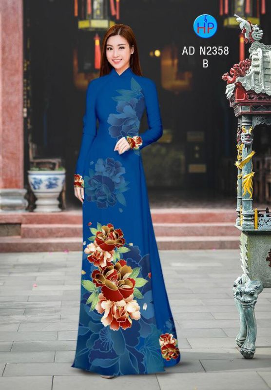 Vải áo dài hoa eo