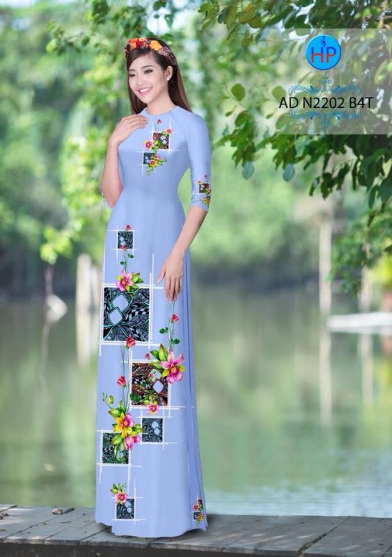 Vải áo dài khung ảnh Vải áo dài khung ảnh