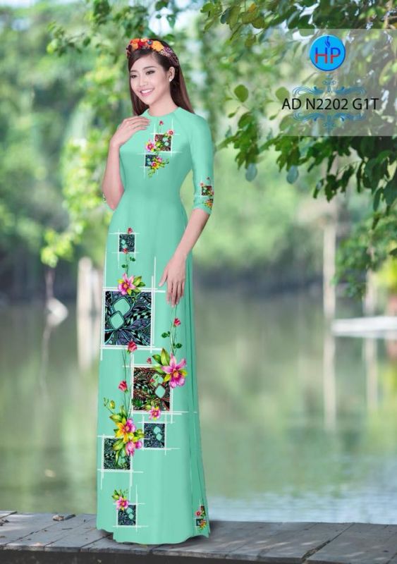 Vải áo dài khung ảnh Vải áo dài khung ảnh
