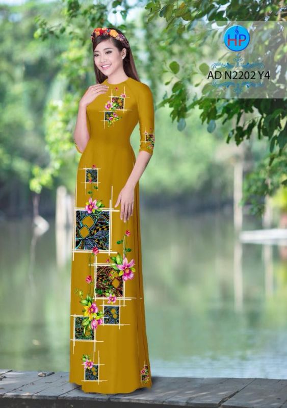 Vải áo dài khung ảnh Vải áo dài khung ảnh