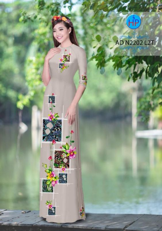 Vải áo dài khung ảnh Vải áo dài khung ảnh