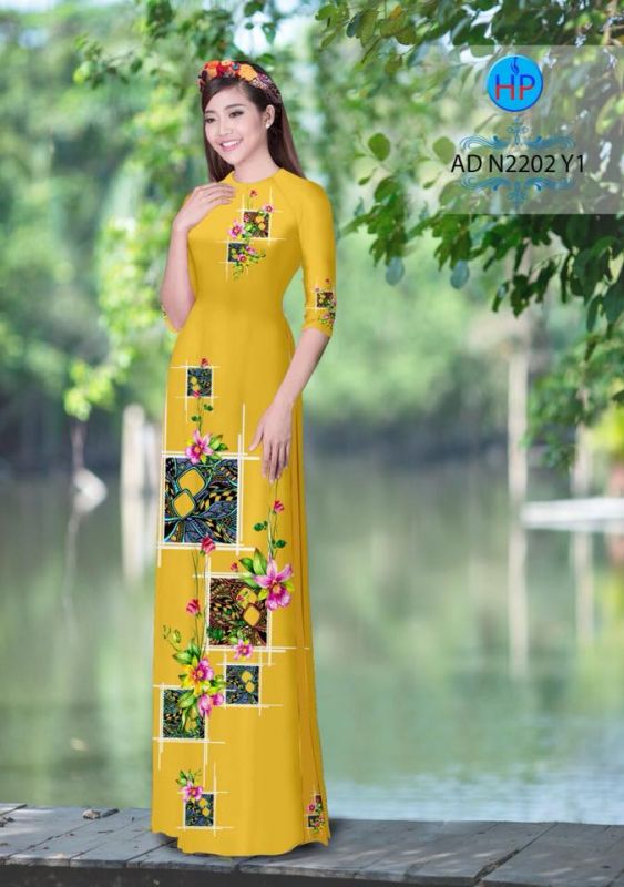 Vải áo dài khung ảnh Vải áo dài khung ảnh
