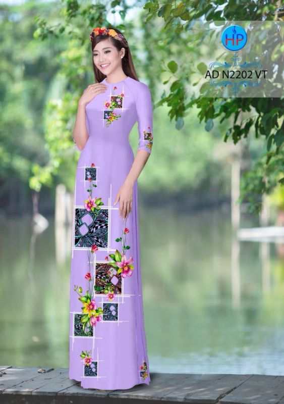 Vải áo dài khung ảnh Vải áo dài khung ảnh