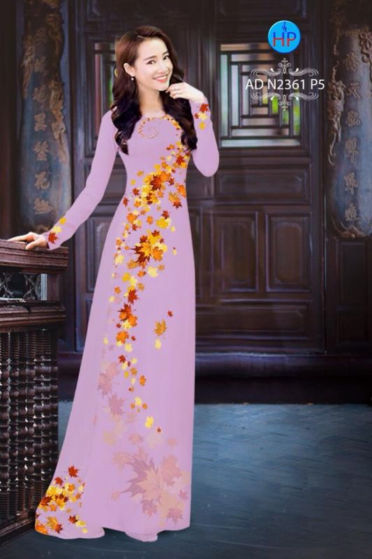 Vải áo dài hoa dây