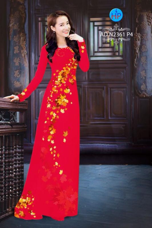 Vải áo dài hoa dây