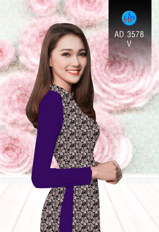 Vải áo dài hoa nhỏ toàn thân Vải áo dài hoa nhỏ toàn thân
