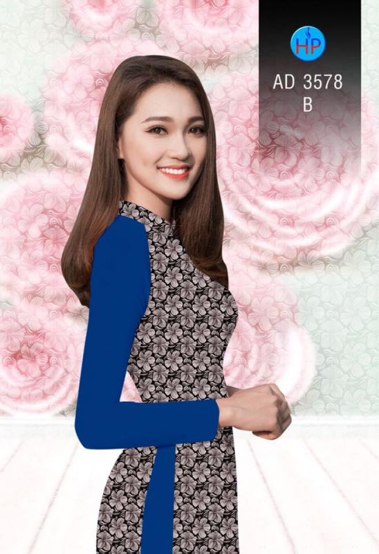 Vải áo dài hoa nhỏ toàn thân Vải áo dài hoa nhỏ toàn thân
