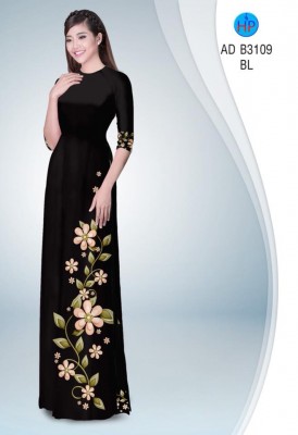 Vải áo dài hoa dây-DT 5172