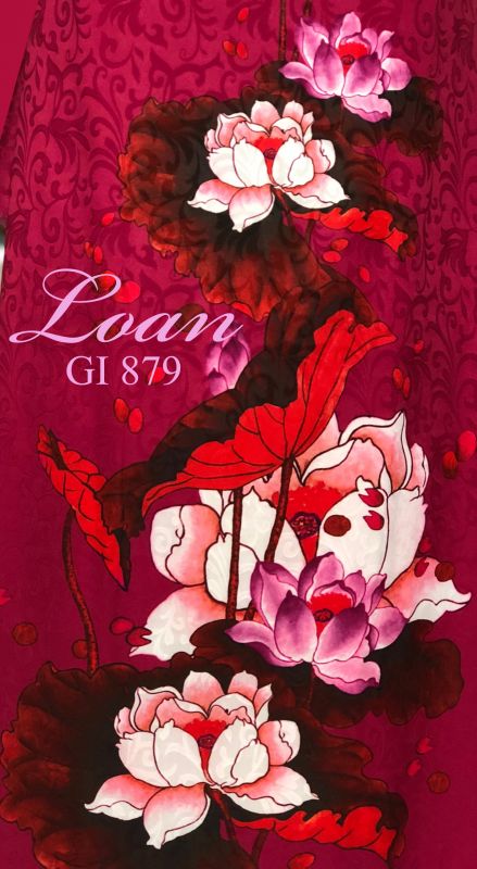 Vải áo dài Gấm hoa