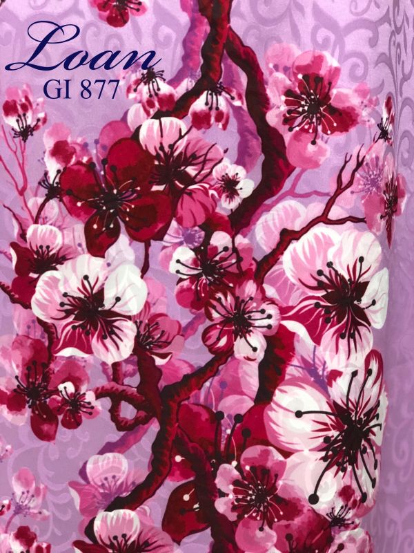 Vải áo dài Gấm hoa