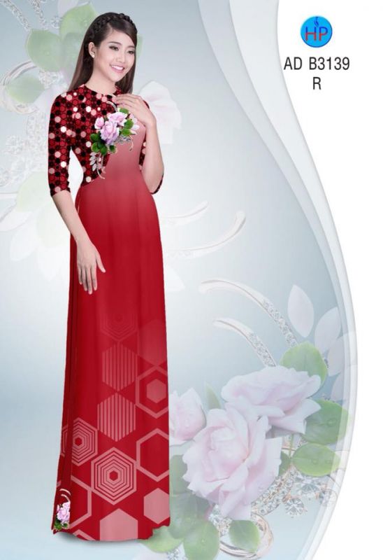 Vải áo dài hoa nhỏ