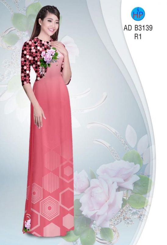 Vải áo dài hoa nhỏ