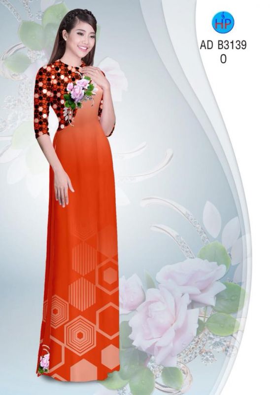 Vải áo dài hoa nhỏ