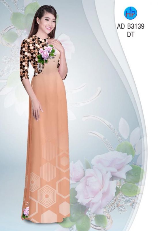 Vải áo dài hoa nhỏ
