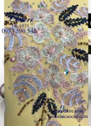 Vải áo dài kết hoa