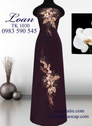 Vải áo dài kết hoa